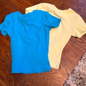 Blue and Yellow T-Shirts